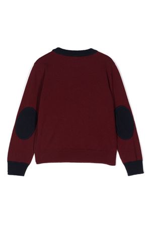 maglione in lana bordeaux FAY KIDS | FV9P30W0023420BL